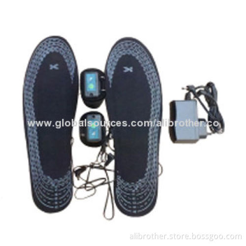 Safety heating shoe insole, fast to warm up, easy to keep warming